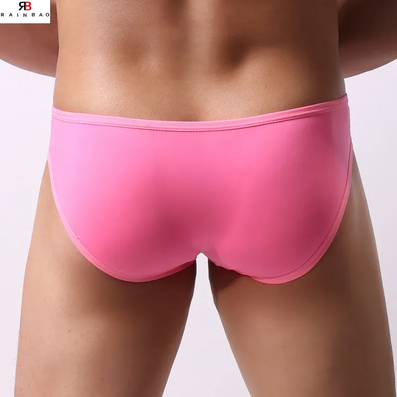 Factory Directly Mature Men Underwear Solid Color Spandex Underwear Sexy Underwear for Gay Men-RANBAO