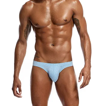 Manufacture Supply Soft Comfortable Breathable Men'S Briefs & Boxers Sexy Big Bulge Male Penis Underwear With Pouch-RANBAO