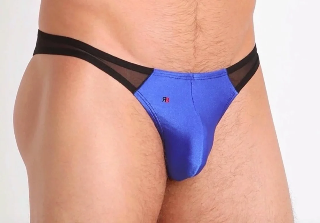 Fashion Men's Transparent Sexy Briefs Man Mesh Sexy Panties for Men Silk High Quality Briefs-RANBAO