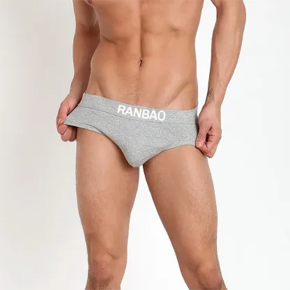 Comfort Thick High Quality Cotton Briefs Fashion Men Style Custom Men's Underwear-RANBAO