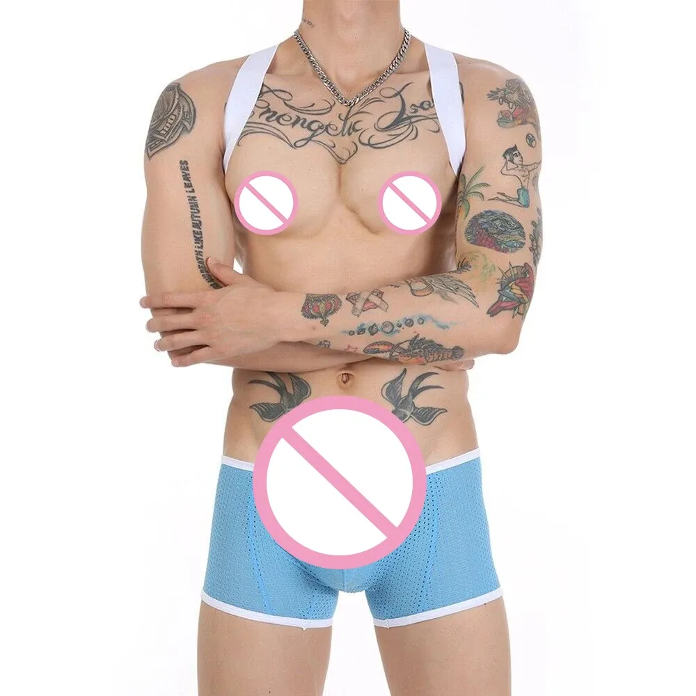 Factory Directly Supply Bodysuit for Men Customize Mix Colors Gay Mens Bodysuit Mesh Mens Sexy Underwear-RANBAO