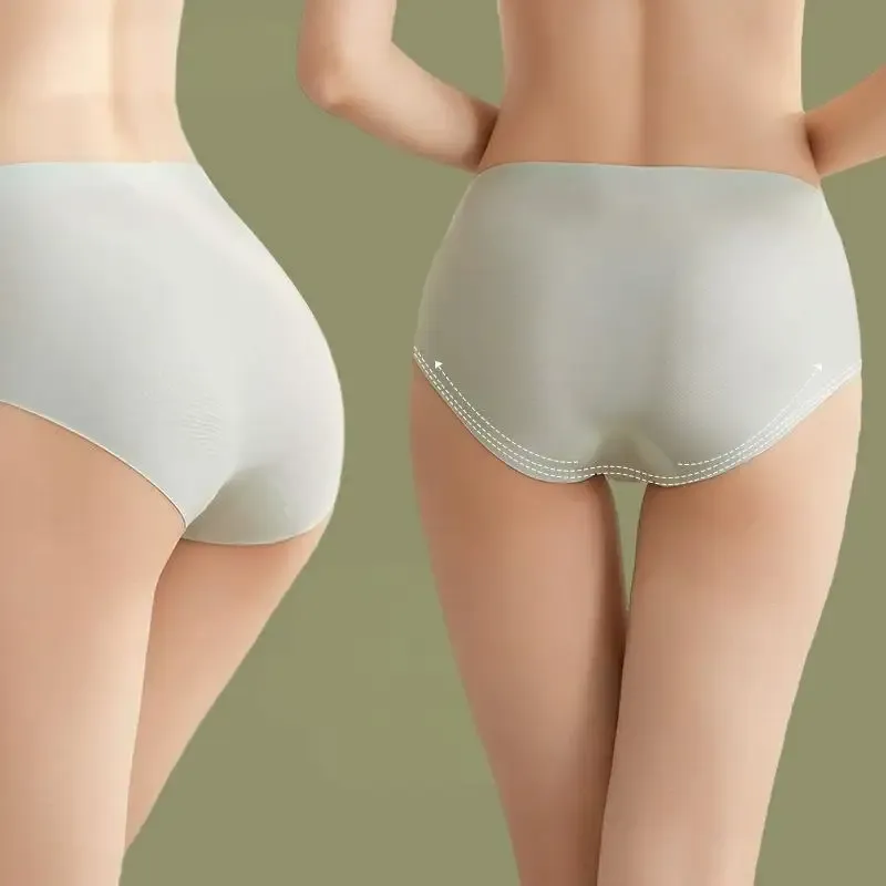 Factory Wholesale Women's Underwear Soft High Hip Tight Cotton Panties Breathable Solid Color Women Boxers-RANBAO