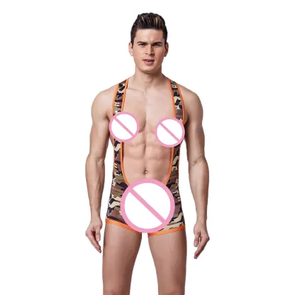 Factory Direct Supply Bodysuits Casual Print Plus Size Bodysuits Dress Sexy Cotton Bodysuits Costume-RANBAO