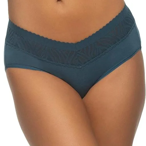 Lady's Custom Lace Women's Full Coverage Panties Solid Mid-rise Briefs Hipster for Female Women's Underwear Lingerie Knickers-RANBAO