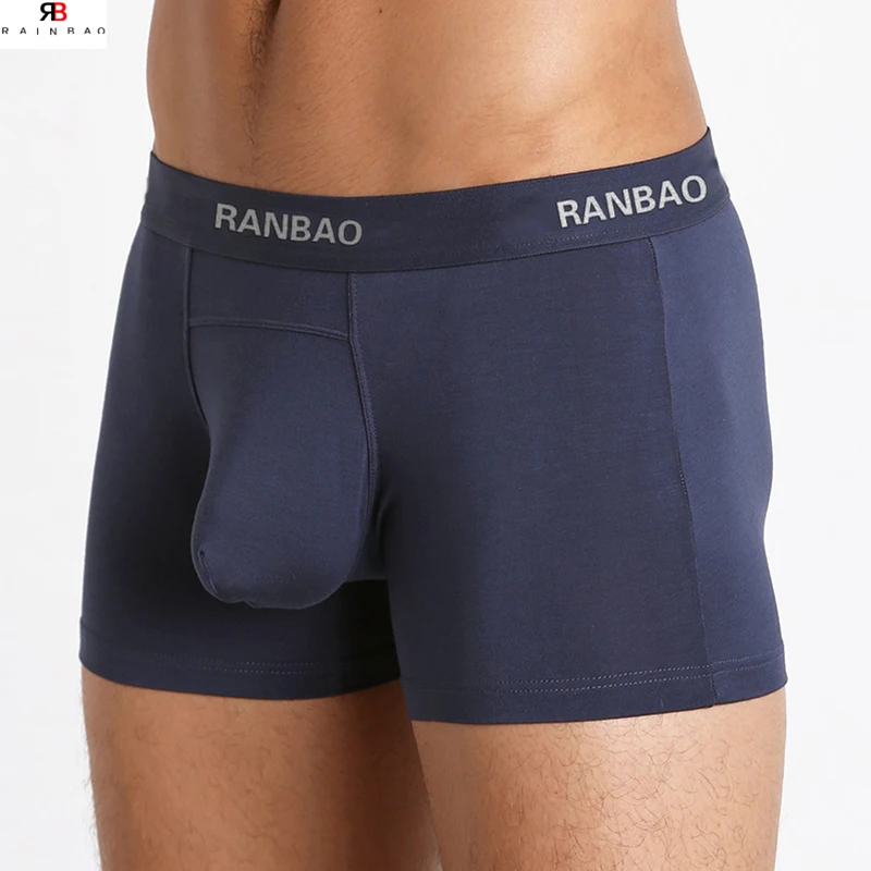 Wholesale Underwear Men Boxer Briefs Quality Men Brief Micromodal Mens Boxers-RANBAO