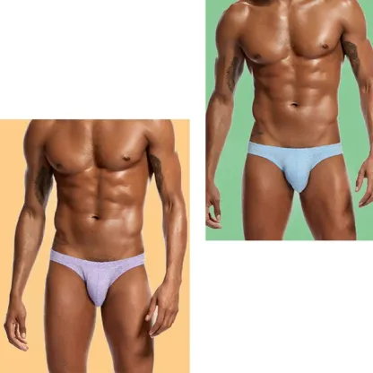 Manufacture Supply Soft Comfortable Breathable Men'S Briefs & Boxers Sexy Big Bulge Male Penis Underwear With Pouch-RANBAO