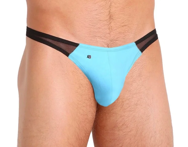 Fashion Men's Transparent Sexy Briefs Man Mesh Sexy Panties for Men Silk High Quality Briefs-RANBAO