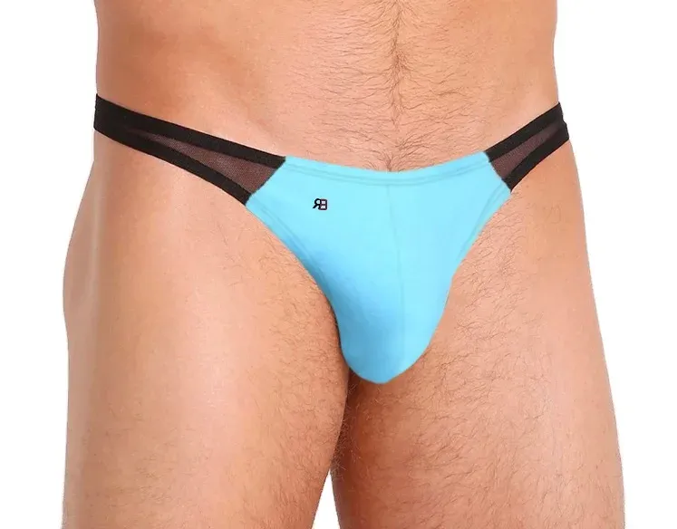 Fashion Men's Transparent Sexy Briefs Man Mesh Sexy Panties for Men Silk High Quality Briefs-RANBAO