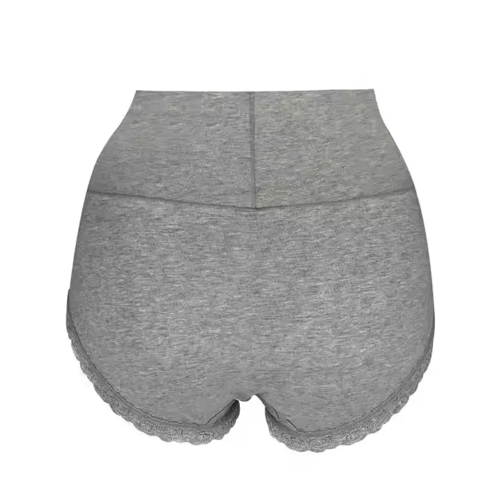 Manufacturer's Straight High Waisted Underwear Comfortable Women's Underwear Women's Cotton Breathable Abdominal Underwear-RANBAO