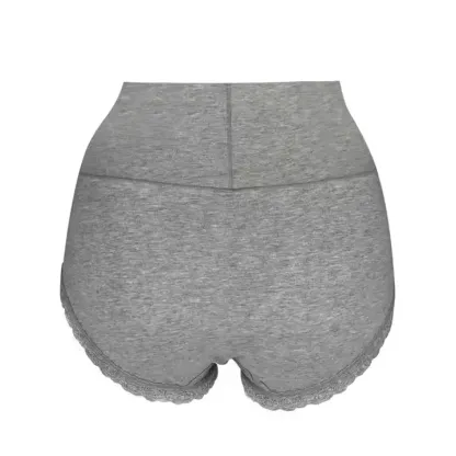 Manufacturer's Straight High Waisted Underwear Comfortable Women's Underwear Women's Cotton Breathable Abdominal Underwear-RANBAO