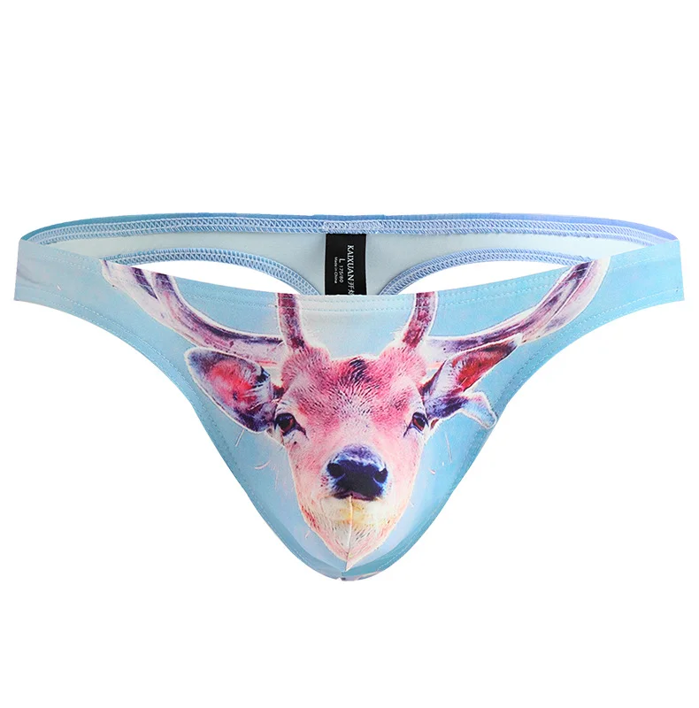 Wholesale Trendy Men Underwear Animal Printing Underwear Sexy for Gay Men-RANBAO