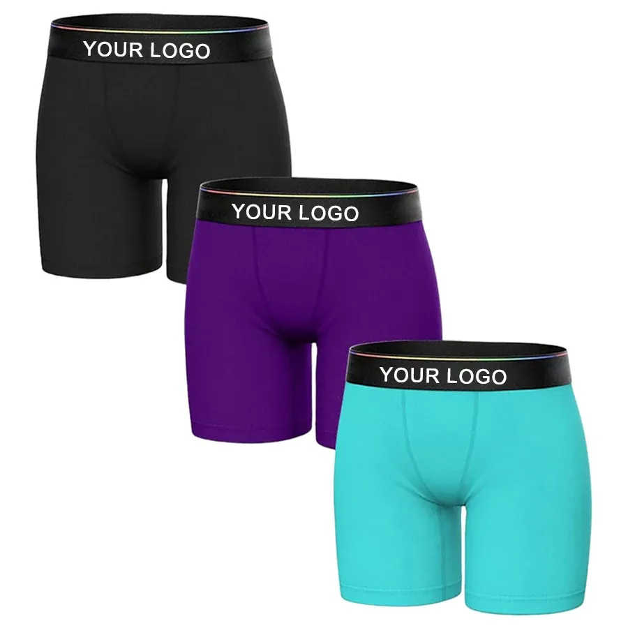 Comfortable Baller 5 Inch Boyshorts Panties Soft Chafing-Free No Roll Inseam Briefs Underwear Womens Boxer-RANBAO