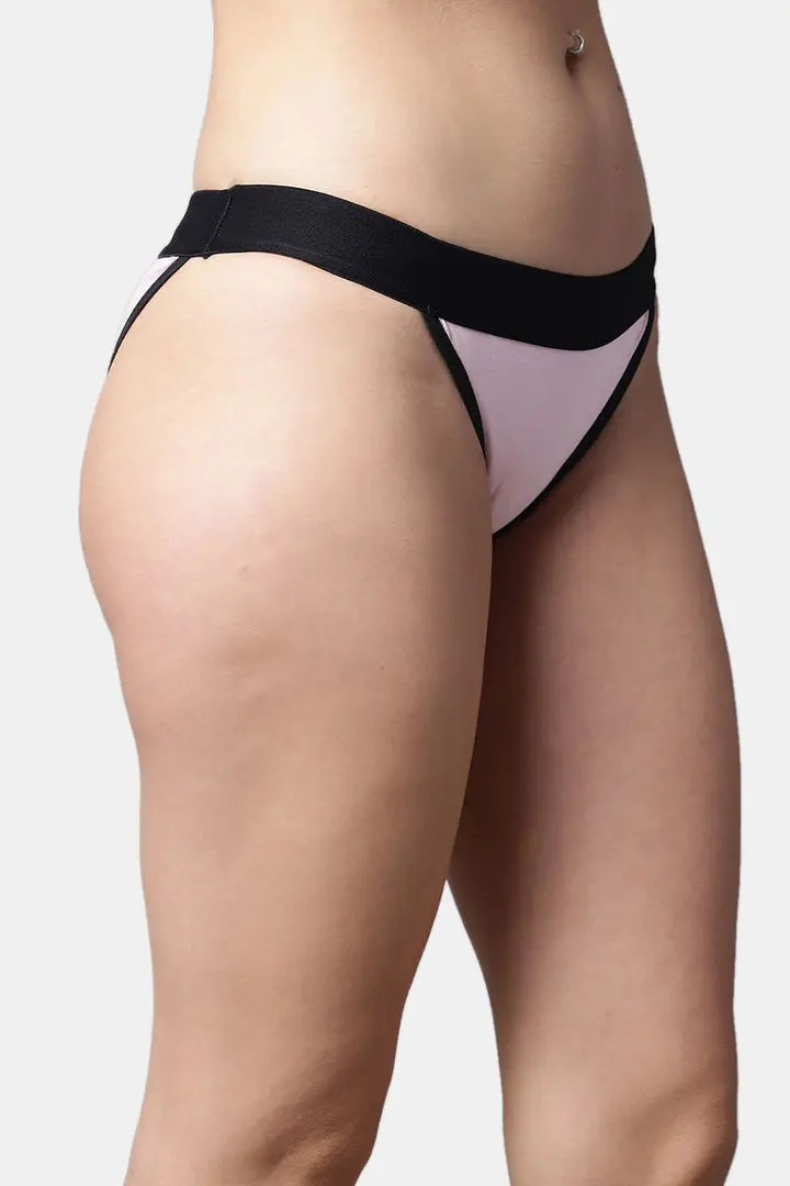 Lady's Cotton Low Rise Thong Tangas Women's Panties Bikini Solid Briefs for Female Women's Sexy Underwear Lingerie Knickers-RANBAO