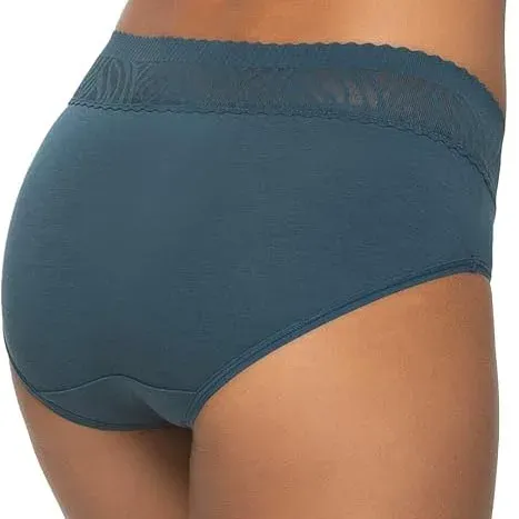 Lady's Custom Lace Women's Full Coverage Panties Solid Mid-rise Briefs Hipster for Female Women's Underwear Lingerie Knickers-RANBAO