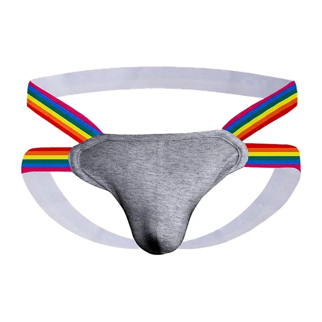 Big Bulge Elastic Waistband Sissy Boys Jockstraps Erotic Sexy Panties Thongs for Gay Man-RANBAO