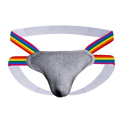 Big Bulge Elastic Waistband Sissy Boys Jockstraps Erotic Sexy Panties Thongs for Gay Man-RANBAO