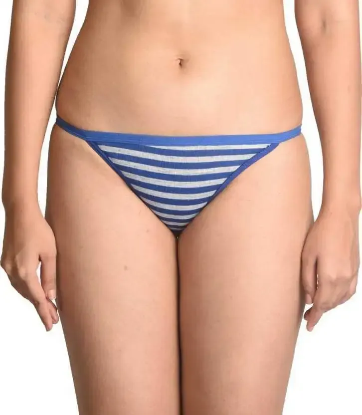 Lady's Hipster Thong Tangas Women's Panties Bikini Stripes Briefs for Female Women's Sexy Underwear Lingerie Knickers Tanga-RANBAO