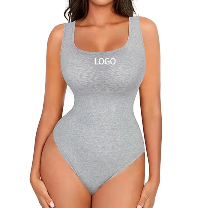 Fashion Custom Designed Women Knitted Garment Seamless Shaping Underwear Elastic Slimming Solid Color Plain Bottom Shirt Women-RANBAO