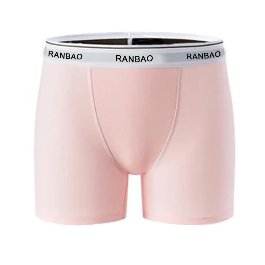 China Manufacturer Custom Cotton Moisture Wicking Underwear Anti Chafing Boy Shorts Panties Womens Boxer Briefs-RANBAO