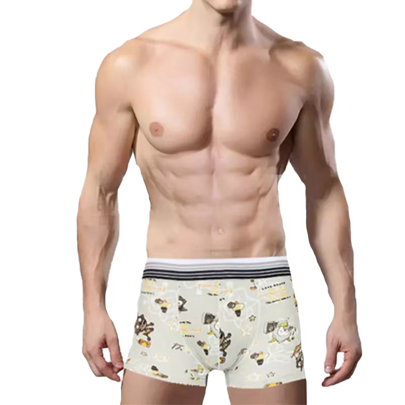 Fashion And Good Taste Men's Customized Comfortable Underwear Boxers With Multielements