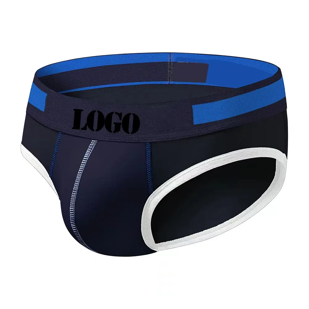 Best Quality Men's Briefs Mixed Colors Cotton Men's Underwear Low-rise Large Pouch Briefs for Men-RANBAO