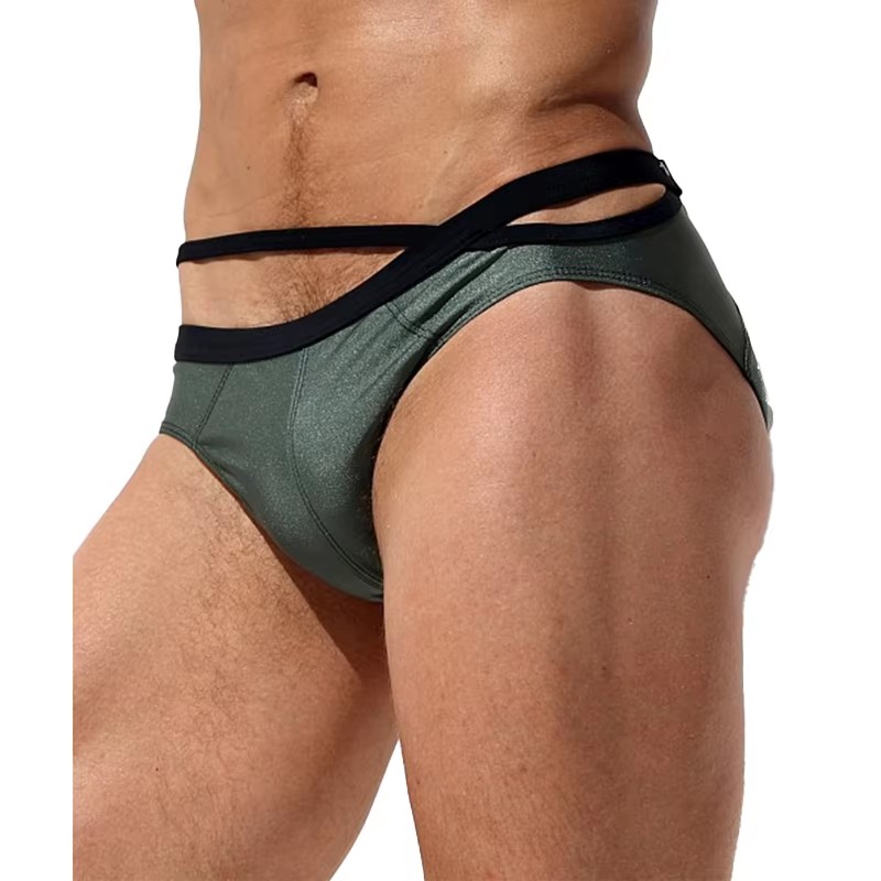 Wholesale 100% Nylon Hot Gay Mens Swim Bikini Sexy Mens Thong Swimwear Swim Briefs