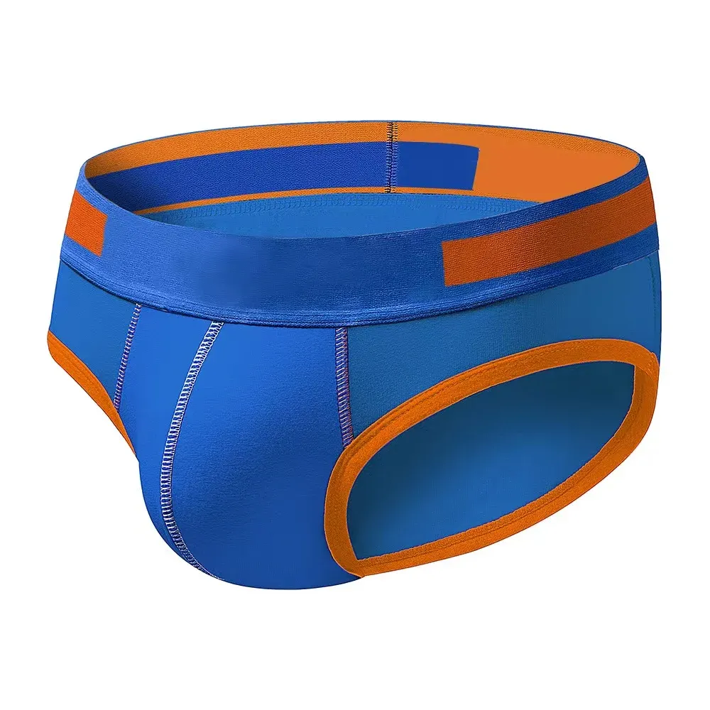 Best Quality Men's Briefs Mixed Colors Cotton Men's Underwear Low-rise Large Pouch Briefs for Men-RANBAO