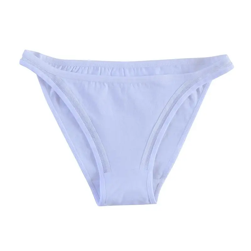 Tangas Panty Women's Low Waist Solid Sexy Undies Briefs for Female Women's Underwear Lingerie Knickers Everyday Daily Wear-RANBAO