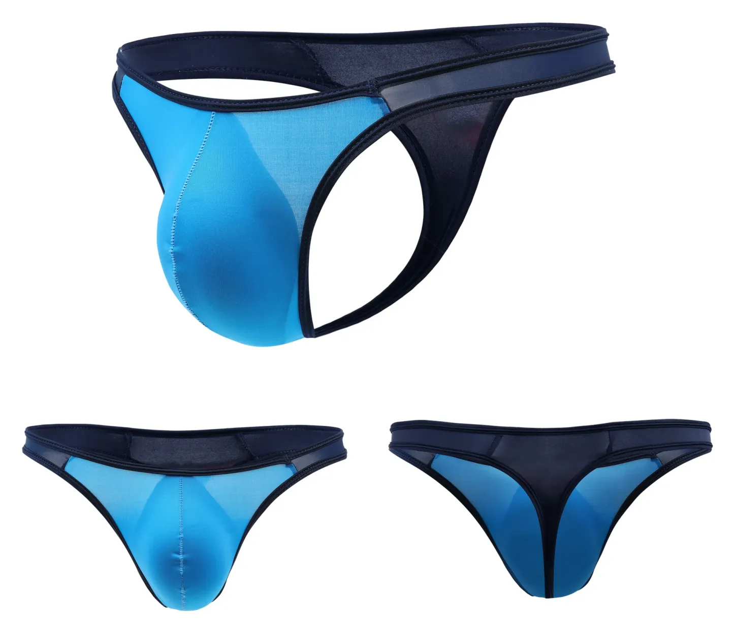 Solid Color Man Swimwear Beachwear Waterproof Bikini Swim Brief-RANBAO