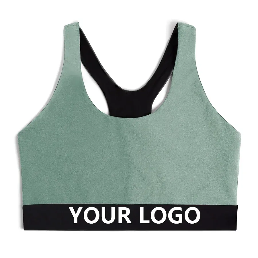 Super Perfect Stretch Elastic Sports Bra Moisture Wicking Microfiber Soft Plush Hand-Feel Flexibility Everyday Plus Size Line-RANBAO