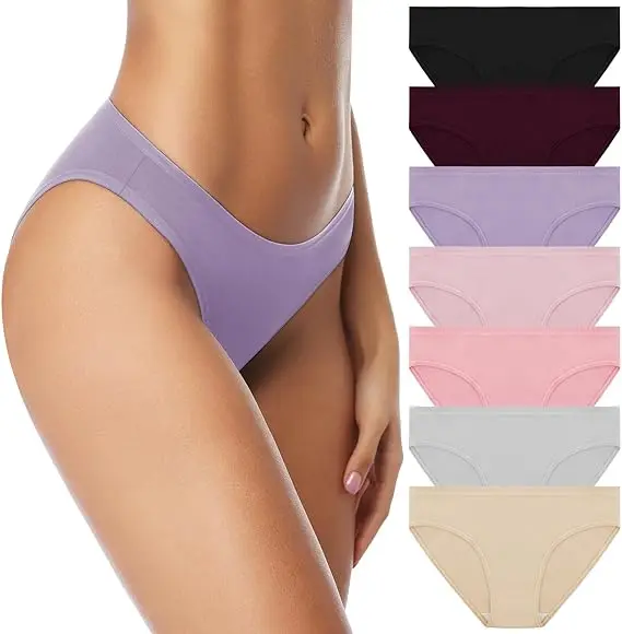 Wholesale Seamless Underwear Women High Quality Cotton Breathable Low-rise Briefs Sexy Beach Bikini Panties for Women-RANBAO