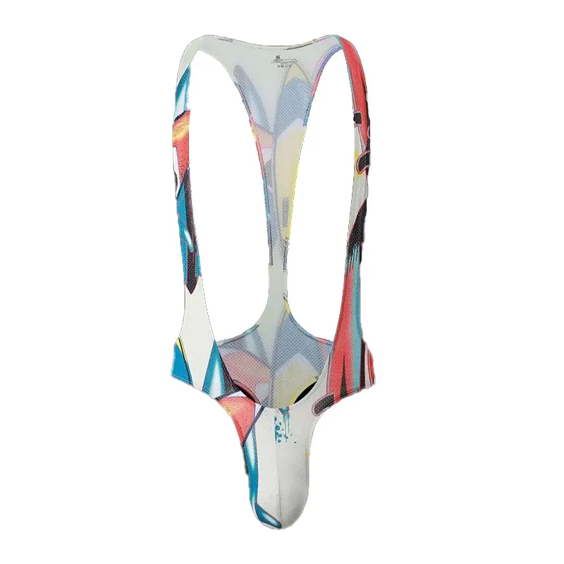 Top Selling Mens Bodysuits Dressy Gay Cute Mens Sexy Bodysuits Print Patterns Bodysuits Plus Size-RANBAO