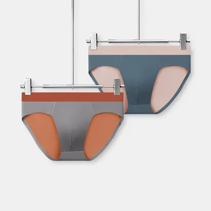 Custom Logo Men's Boxer Briefs High Elasticity Breathable Modal Seamless Thin Trunks 100 Yarns Mid-Rise Underwear Panties-RANBAO