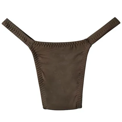 Custom Breathable Anti-bacterial Cotton Wider Front Panel Low Waist Girls Women Tucking Gaff Thong-RANBAO