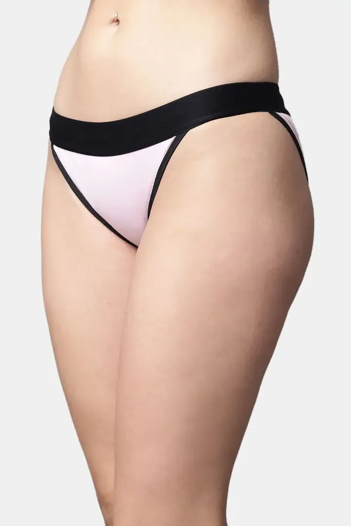 Lady's Cotton Low Rise Thong Tangas Women's Panties Bikini Solid Briefs for Female Women's Sexy Underwear Lingerie Knickers-RANBAO