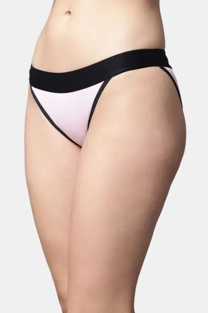 Lady's Cotton Low Rise Thong Tangas Women's Panties Bikini Solid Briefs for Female Women's Sexy Underwear Lingerie Knickers-RANBAO