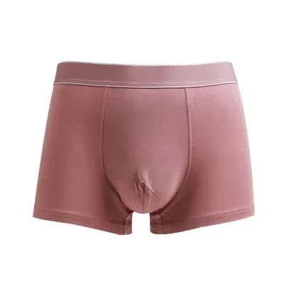 Custom Logo Vibrating Ultra Soft Slim Fashion Underwear Breathable Multi-Color Pants Good Quality Sports Big Men's Boxer Briefs-RANBAO