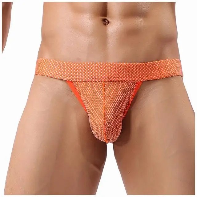 High Quality Sexy Men's Thong Underwear Low-rise Mens Thong Hot Fashionable Sexy Gay Men Underwear-RANBAO