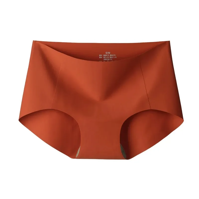 Women's Invisible Panty Stretch Underwear Seamless Hipster Brief 7A Anti-bacterial Ice Silk Thin Ladies Modal Teenage Panties-RANBAO