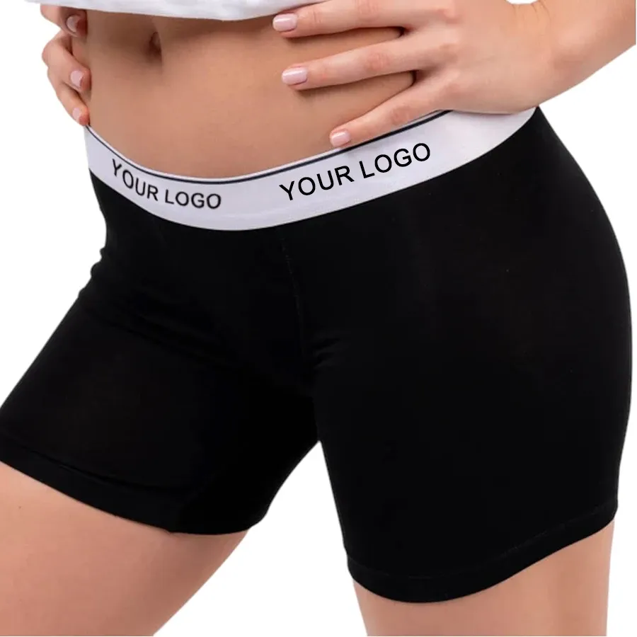 Comfortable Baller 5 Inch Boyshorts Panties Soft Chafing-Free No Roll Inseam Briefs Underwear Womens Boxer-RANBAO