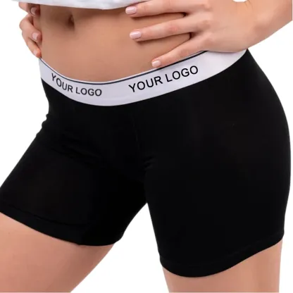 Comfortable Baller 5 Inch Boyshorts Panties Soft Chafing-Free No Roll Inseam Briefs Underwear Womens Boxer-RANBAO