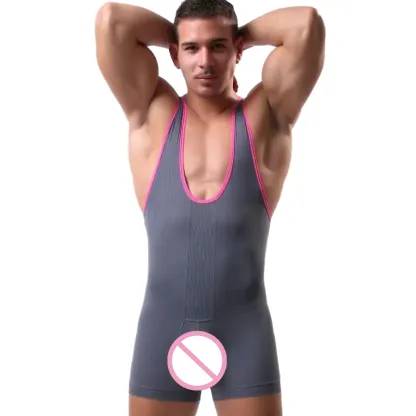 Newest Design Bodysuits Elegant Gay Sexy Bodysuits Date Night Cotton Erotic Bodysuits Lingerie-RANBAO