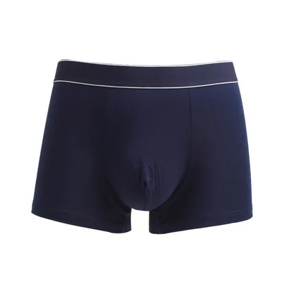 Custom Logo Vibrating Ultra Soft Slim Fashion Underwear Breathable Multi-Color Pants Good Quality Sports Big Men's Boxer Briefs-RANBAO