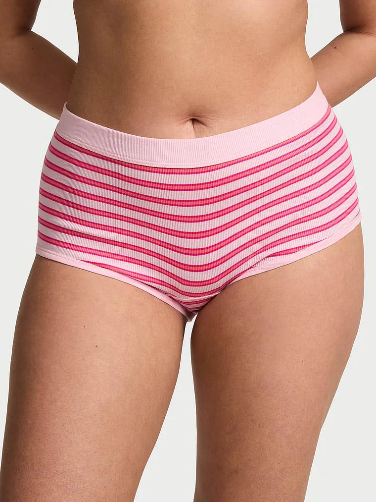 Boyshorts Cheeky Striped Underwear with Boxer Style Female Classic Stripes Pants Panty Panties Knickers BoyShorts Boyshort Daily-RANBAO