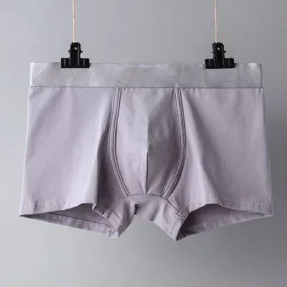 Best Seller Classic Solid Penis Boxer Underwear for Men Moisture Wicking Men'S Inner Wear Boxers-RANBAO