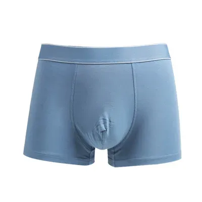 Custom Logo Vibrating Ultra Soft Slim Fashion Underwear Breathable Multi-Color Pants Good Quality Sports Big Men's Boxer Briefs-RANBAO