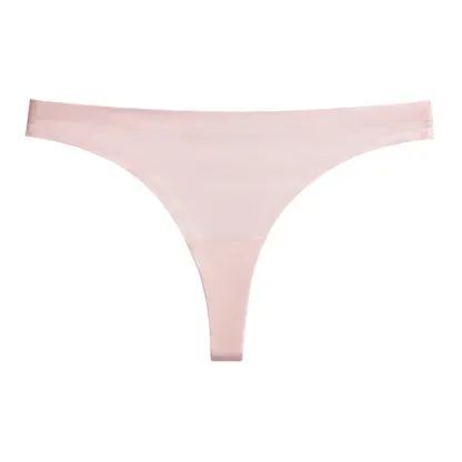 Custom Logo Seamless Thongs for Womens Low Waist Thong Seamless Panties Breathable Comfortable Underwear-RANBAO