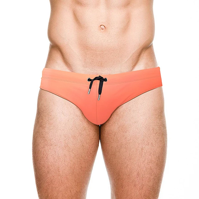 Ranbao Swimwear Brief Custom Sexy Bathing Suit Swimming Costume for Mens Male Men's Gay Swimsuit Sheer Clothes Swim Briefs Men-RANBAO