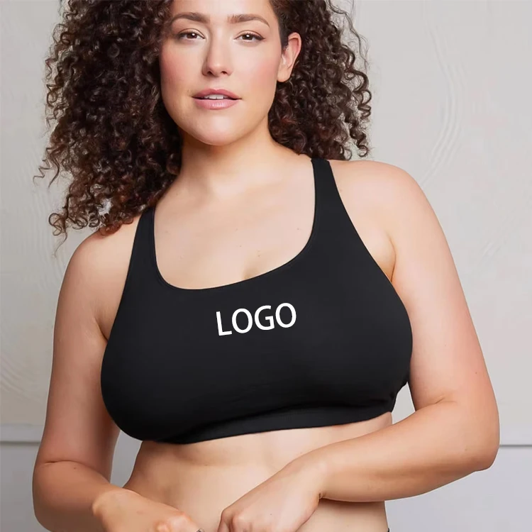 Wholesale Women Fitness Backless Top Vest No Steel Ring Cup Invisible Bra Vest Women Jogging Seamless Sports Bra-RANBAO