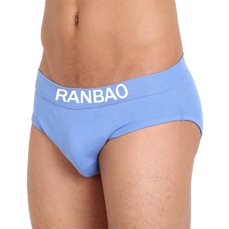 Comfort Thick High Quality Cotton Briefs Fashion Men Style Custom Men's Underwear-RANBAO